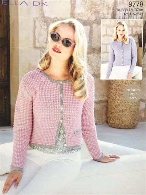 chanel style knitted jacket pattern|chanel jacket knitting pattern free.